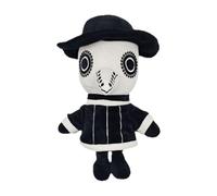 Mimoqk Crow Stuffed Animal, Raven Doctor Plush, Horror Doll Decorative Pillow, Soft Gothic Cushion Accent, Throw Cushion For Bedside, Car, Living Room Office, Childrens Day, Kids, Boys, Girls Gift