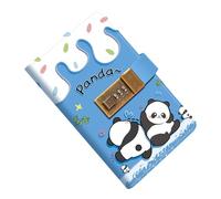 Mimoqk - Cuaderno de desafío de ahorros para ahorros - Planner animal con almacenamiento seguro | Libro de ahorro con sobre de cerradura de combinación, para dormitorio dormitorio, oficina, casa