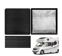 Mimoqk Cubierta Aislante para Ventilación de Techo de Autocaravana,Alta protección UV sin perforación | Protector para claraboya de Techo de RV,para Acampada y Viajes al Aire Libre, para Mujeres,