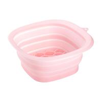 Mimoqk Cuenco facial para hielo, herramienta plegable de silicona para el cuidado de la piel, cuenco de baño de hielo facial de silicona, para el hogar, dormitorio, camping, caravana, spa, centro de
