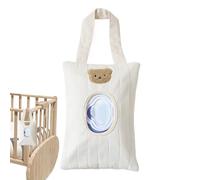 Mimoqk Dispensador de toallitas para bebé, mantiene las toallitas limpias, portátil colgante para el hogar, viajes, cocina, organización de baño, almacenamiento de pared
