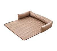 Mimoqk Dog Cooling Mat, Couch Cover Blanket, with Non Slip Base, Breathable Comfort Pad, Pet Cushion for Indoor Use, Soft Mat Suitable to Car House Cage Kitten Puppy Cat Cave