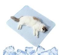 Mimoqk Dog Cooling Mat, Pet Chill Pad for Gats Dogs, Easy Washable Blanket, Portable Lightweight Design, Soft Bed Accessory, para uso en el hogar con amigos peludos y más