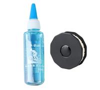 Mimoqk Engrasador de cadena de ciclo, herramienta de lubricante de cadena de ciclo | Rodillo lubricante de engranajes de con 60 ml de aceite | Mantenimiento de la rueda de desplazamiento de Mountain