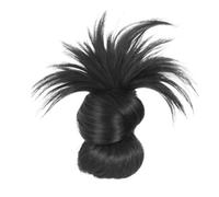 Mimoqk Feathered Bun Clip, Soft Messy Bun Hairpiece, Lightweight Natural Everyday Wig, Comfortable Clipon Accessory, for Women, Girls, Friends, Colleagues More