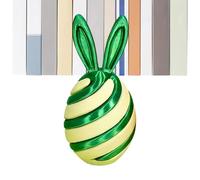 Mimoqk Fidget Bunny Egg Toy, Sensory Collectible Gadget, 3D Printed Egg, Passthrough Spin Fun Fidget Bunny Eggs Toy for Apartment Study Classroom Dorm Living Room Dining Table Boys