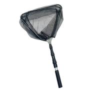 Mimoqk Fishing Landing Net, Telescoping Handle Rod, no Slip Catcher, portátil al aire libre herramienta para bajo truco Catfish saltwater Fresh Water Shores Pier River Stream Pond Fishing Adventure