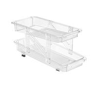 Mimoqk Fridge Soda Can Organizer, Expandable Can Storage Rack, Adjustable Automatic Rolling, Ideal para Juice, Beer, Yogurt, Coffee, Tea, Pantry, RV, Bar Use, 14,57 pulgadas