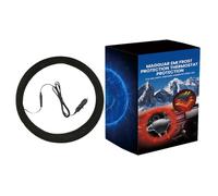 Mimoqk Funda para volante de coche, protector de calentador inalámbrico de 12 V, funda de invierno para volante de coche, calentador de manos, para conductores, hombres y mujeres, invierno, clima frío