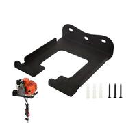 Mimoqk Garden Tool Rack - Wall Mower Hanger for Garage, Workshop, Patio with Heavy-Duty Hook, Organizer for Lawn, Backyard, Deck, Industrial, Basement, Shed, Outdoor Storage