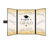 Mimoqk Graduation Guest Book 2025, Congratulatory Card Book, College Celebration Guestbook, Personalizable Poster Board, Keepsake for Graduate Memories, Ideal for Graduation Parties, 2025