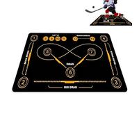 Mimoqk Hockey Training Mat, Interior Outdoor Pad, Stickhandling Practice, Large non-lip Mat, Hockey Training Equipment for All Eges Soccer Lovers Adults Professionals Enthusiasts