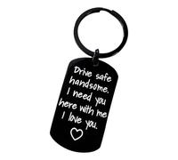 Mimoqk Keychains for My Man, Father's Day Keychain Pendant, Stylish Valentine's Day Gift, Personalized Clothing Accessories Suitbale for Boyfriend & Husband, a, Siehe Beschreibung