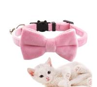 Mimoqk Lazo Mariposa, Collar de pajarita para perro de compañía con campana, Suministros para mascotas para actividades al aire libre para fotografía, boda, casa,