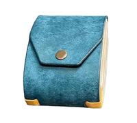 Mimoqk Leather Wallet, Money Bag Organizer, Slim Cash Holder, Small Magnetic Clap, Easy Access to Bills, Compact Design, for Men, Women, Everyday Use and More, azul, Se référer au descriptif, Consulte