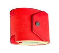 Mimoqk Leather Wallet, Money Bag Organizer, Slim Cash Holder, Small Magnetic Clap, Easy Access to Bills, Compact Design, for Men, Women, Everyday Use and More, rojo, Se référer au descriptif, Consulte