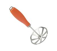 Mimoqk Machacador de patatas, utensilio de cocina de acero inoxidable resistente, triturador de alimentos, para plátano, frijol, frutas, verduras, ajo, mermelada, huevo, ensalada, alimentos, fresas