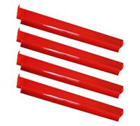 Mimoqk Mahjong Rack Pusher, Dominoes Game Stands, Majiang Tile Holder with 4-Piece Set, Game Accessory for Home House Travel, Board Games Accessories, Tile Organizer for Club Holiday Festive