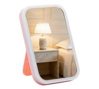 Mimoqk Makeup Mirror with Light, Vanity Mirror Led, Folding Touch Control, 3-Color Lighting Modes, Rechargeable Makeup Light Led Vanity for Women Girls Bathroom Bedroom Dorm Daily Use