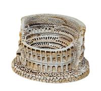 Mimoqk - Maqueta de construcción | Decoración de oficina histórica de resina italiana | Pequeñas figuras de arquitectura romana para casa, salón, dormitorio, granja, adultos, coleccionistas, fiesta