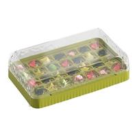 Mimoqk Molde Para Bloques De Hielo - Apilable De Gran Capacidad - Molde Para Hielo Con Tapa Para Congelador | Para Enfriar Whisky Bourbon Cócteles Vino Viajes Autocaravana Camping Restaurante Hogar