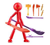 Mimoqk Movable Action Figures, Articulated Model Toy, Collectible Desktop Figure, Highly Poseable, Figure for Teens Adults Collectors Display Cabinet Study Bedroom Living Room Home Office Birthday