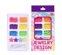 Mimoqk Perlas Para Pulseras | Kit De Cuentas Para Crear Pulseras De La Amistad | Suministros De Actividad Manual Creativa Para | Conjunto Para Niñas Y Niños De 3 Años Y Más