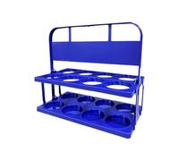 Mimoqk Plegable Serving and Storage Crates, Beer Carrier with Cup Holder, Portable Beer Cooler, Foldable Beer Crate, Portable Beer Basket with Cup Holder and Storage for Outdoor Events, ,