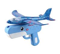 Mimoqk Portable Foam Airplane, Dinosaur Kids Toy, Safe Lightweight Accessory, Sturdy Design, Easy Grip Construction for Backyard, Yard, Garden, Park, Summer, Spring, Birthday Party, Adventure