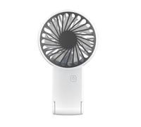 Mimoqk Portable Lash Dryer Fan, Eyelash Extension Cooling Tool, Plegable Stand Mini Air Circulator con 3 Speed Control System, Battery Powered Personal Fan Device, Salon Beauty Use