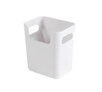 Mimoqk Refrigerator Organizer Box, Storage Container Bin, Fridge Door Storage Basket, Space Saving Kitchen Organizer, Clear Fresh Food Holder for Vegetables Fruits Noodles Eggs Meat Use 13.5x11.8x9cm