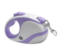 Mimoqk Retractable Dog, Pet Tape Lead with USB Flashlight, Walking Rope, Button Brake & Lock, Ergonomic Handle (16ft), Small Medium Dogs for Indoor and Outdoor