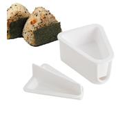 Mimoqk Rice Baller - Utensilios De Cocina Japonesa Triangulares - Pequeños Moldes Para Comida Infantil - Para Niños Y Hogar Preparación Comidas Almuerzos Picnic Escuela Diario