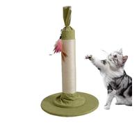 Mimoqk Scratching Post, Candy Design Tall Scratcher for Indoor Cats, 53 cm Sturdy Scratch Pole with Fabric Covering Base, Cat Scratching Toy for Kittens and Adult Cats