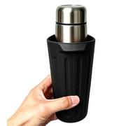 Mimoqk Small Car Trash Can, Silicone Non Slip Bin, Anti Shake Garbage Holder, Compact Cup Holder Design Keeps Vehicle Interior Clean for Truck Suv Sedan Automotive Center Console Travel Road Trip Use