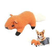 Mimoqk Squirrel Dog Squeaky Toy, Puppy Teething Toys, Stuffed Animal Dog Toy, Interactive Dog Toys, Soft Plush Dog Toy, Juguetes de Perro para Perros pequeños, Juguetes Divertidos para Puppies