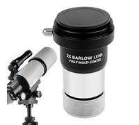 Mimoqk Telescope Lens 1,25 pulgadas, Fully Coated Eyepiece, 2X Magnification, Threaded Camera Interface, High Clarity Optics for Astronomy & Stargazing for Boys Girls, Adult and Teens