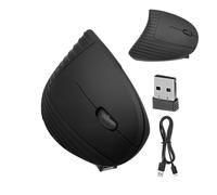 Mimoqk Vertical Ergonómico Inalámbrico | Ergonómico Inalámbrico | Ratón Ergonómico Vertical Inalámbrico de Reducción Pequeñas Verticales Verticales Inalámbricas para Mayor Comodidad