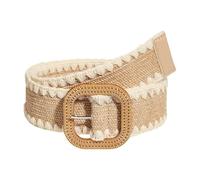 Mimoqk Waist Cinch Belt, Slim Cinch Belt, Fashion Fit Length Secure Hold, Woven Elastic Blend Finish Detail, Clothing Accessory Waist Support Style, Women Dance Office 37.8x1.57x0.79 inches