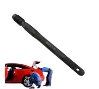 Mimoqk Wheel Hanger Alineación Pin, Lug Bolt Guide Tool, Simplifies Tire Changes, Anti Slip, Prevents Threading, Makes It Easier to Align The Wheel, 6,49 pulgadas, Black Color