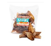 MIMOS Orejas de ganado para perros, 500 g, sin grasa y olores, para masticar durante mucho tiempo, aperitivos naturales para perros sin aditivos ni cereales