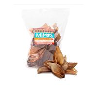 MIMOS Orejas de vacuno para perros, 1000 g, sin grasa y sin olor, artículo masticable para masticar durante mucho tiempo, aperitivos naturales para perros sin aditivos ni cereales