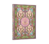 Mimosa (Poetry in Bloom) Midi Unlined Softcover Journal (Elastic Band Closure)