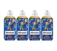 MIMOSIN Origins Suavizante Concentrado Bergamota Salvaje, Pack 4 x 50 Total 200 Lavados, Duración del Frescor x4, Fragancia cítrica y floral de lima, violeta y ámbar, Protege las Fibras de tu Ropa y