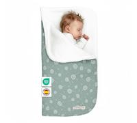 MIMUSELINA Saco Capazo Bebe Invierno Universal | para Carrito, Cuna y Silla de Paseo | Manta Bebe Invierno en Algodon Suave y Acogedor | 2 en 1: Saco 92x46 cm o Manta 92x92 cm | Hecho en España