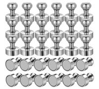 MIN CI 12 x 16 mm imanes potentes neodimio 30 piezas pequeño imán nevera mini imanes metálicos magnéticos clavos para cocina pizarra blanca oficinas