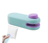 min-i Sellador de bolsas - Máquina de sellado de bolsas de calor | Revelador de bolsas de chips con adhesivo trasero magnético | Sellado térmico portátil para mantener la comida | Sellado de