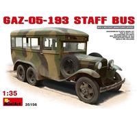 Gaz-05-193 Staff Bus Plástico Kit 1 :3 5 Modelo Miniart
