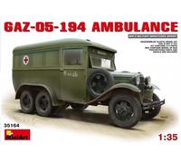 MiniArt Kit de modelo de plástico GAZ-05-194 Ambulancia escala 1:35