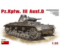 Miniart 1: 35 Escala Kit de Modelo de plástico PZ. Kpfw. III Ausf. D
